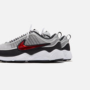 Nike Air Zoom Spiridon OG - Metallic Silver / Sport Red / Black / White