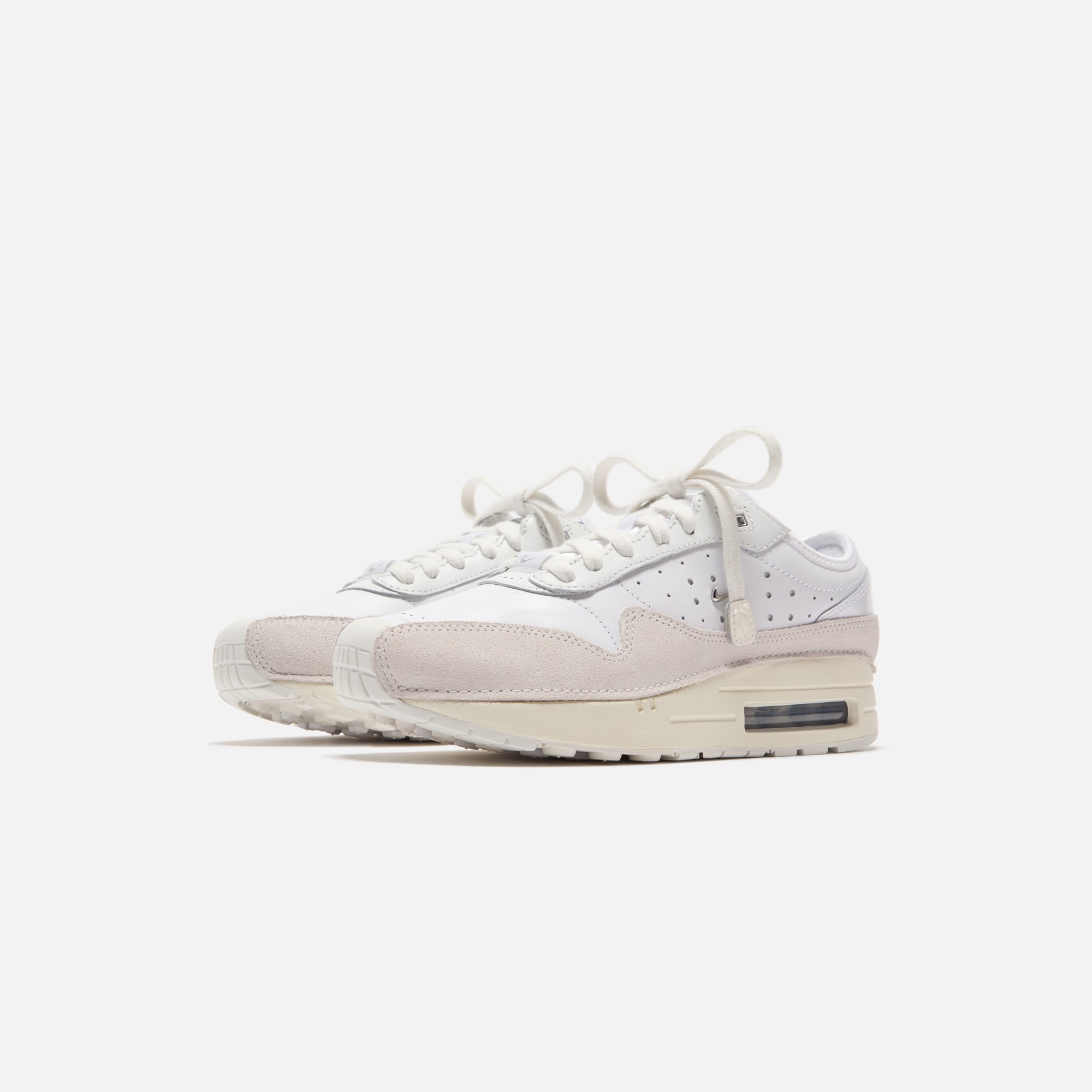 Nike x Jacquemus WMNS Air Max 1 SP - Summit White / Metallic Silver / Sail