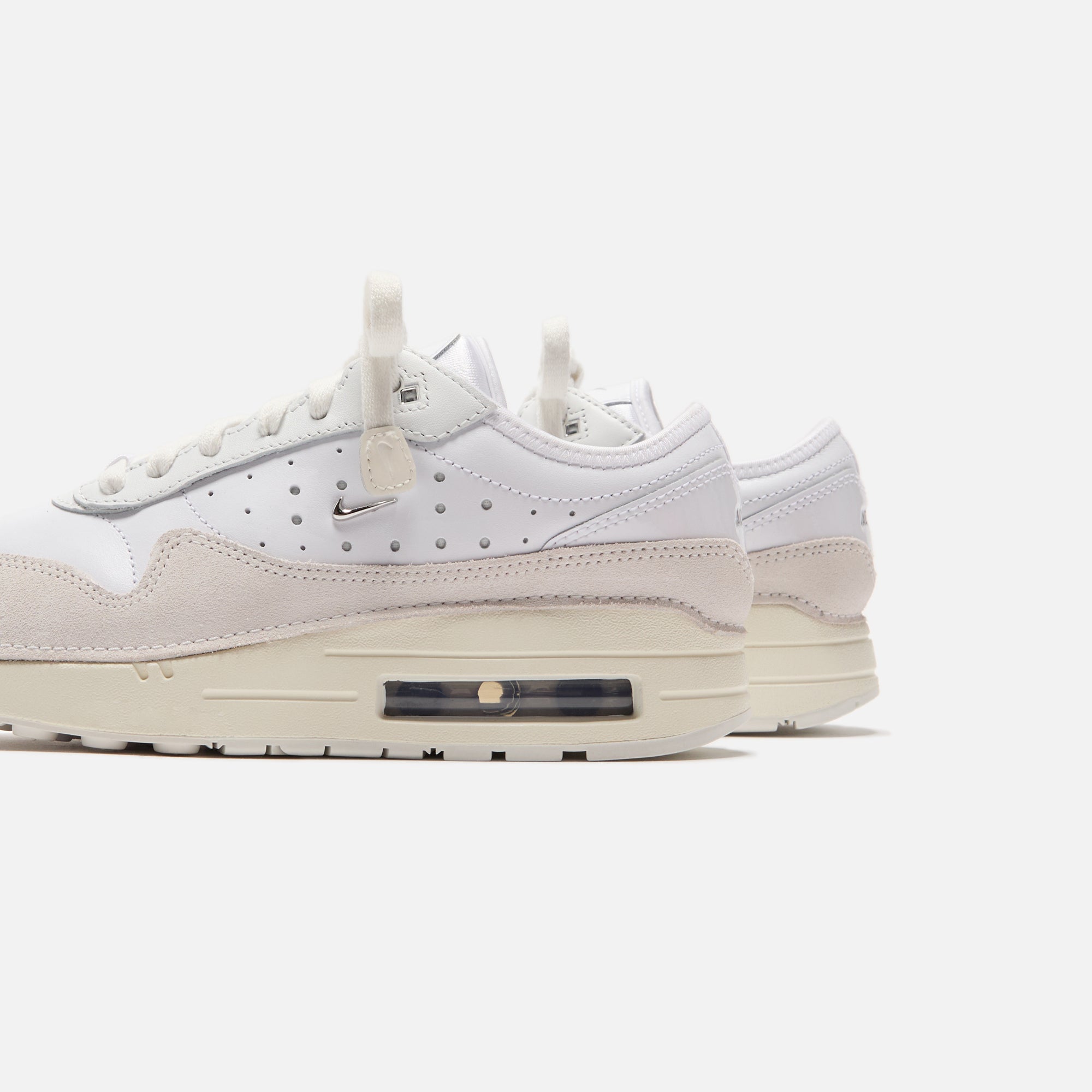 Nike x Jacquemus WMNS Air Max 1 SP - Summit White / Metallic Silver / Sail