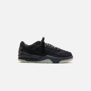 Jordan x Who Decides War WMNS Flight Court SP - Black / Varsity Red / Off Noir / Muslin