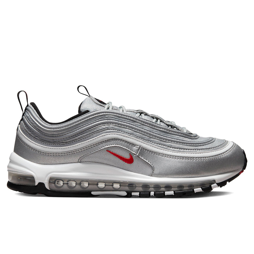 Air Max 97 OG 'Silver Bullet' - Metallic Silver/University Red/Black