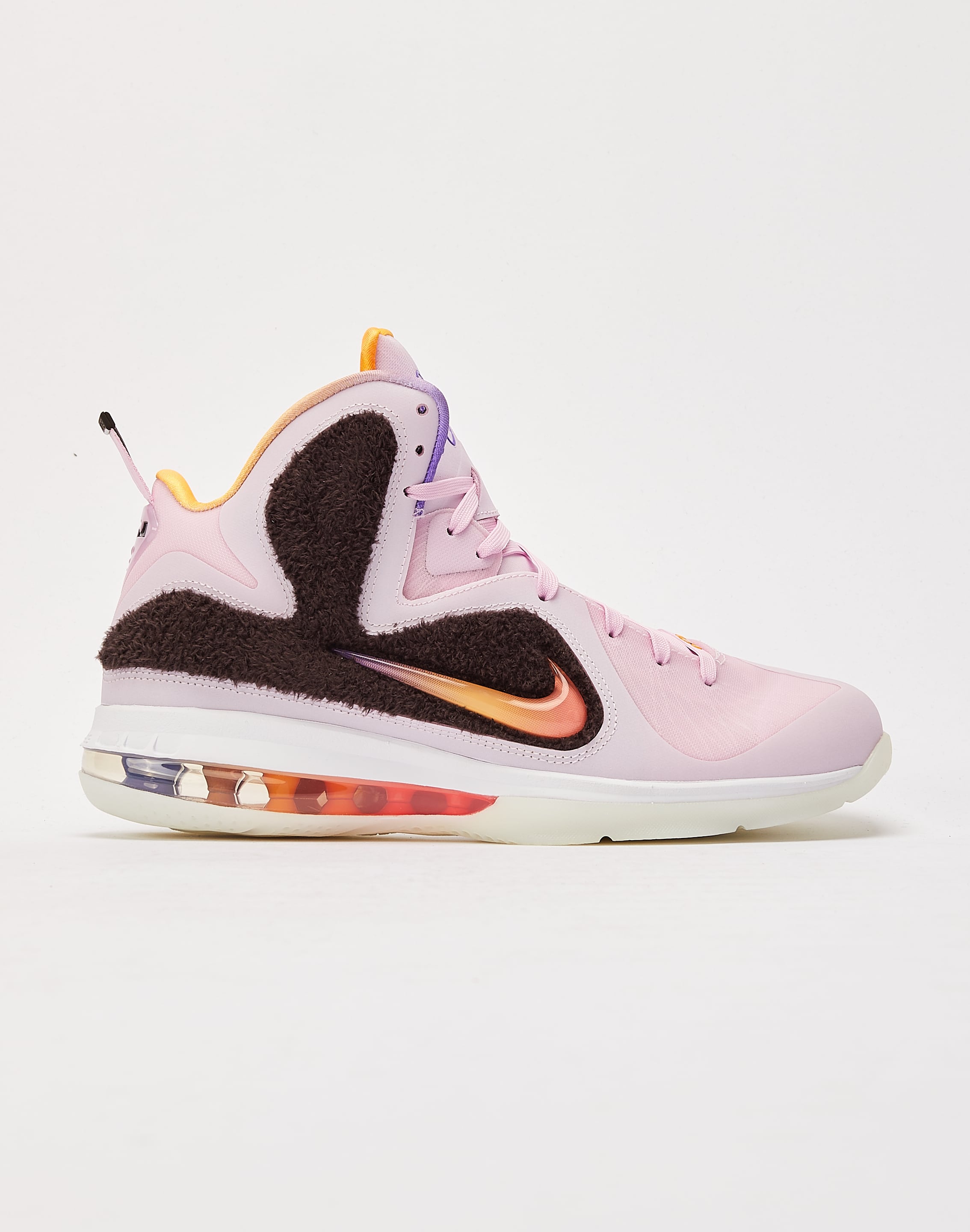 NIKE LEBRON IX 'REGAL PINK AND VELVET BROWN'