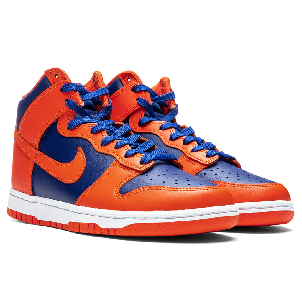 Dunk High Retro - Orange/Deep Royal Blue/White