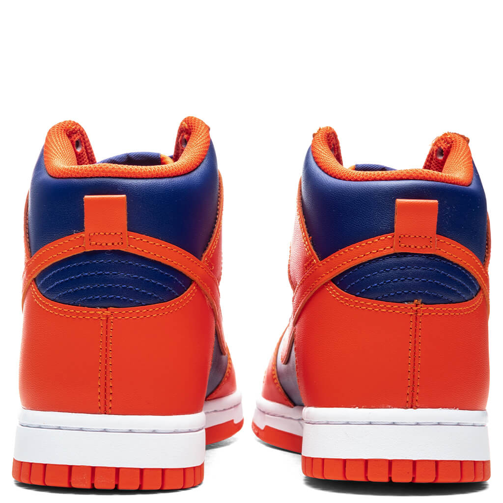 Dunk High Retro - Orange/Deep Royal Blue/White