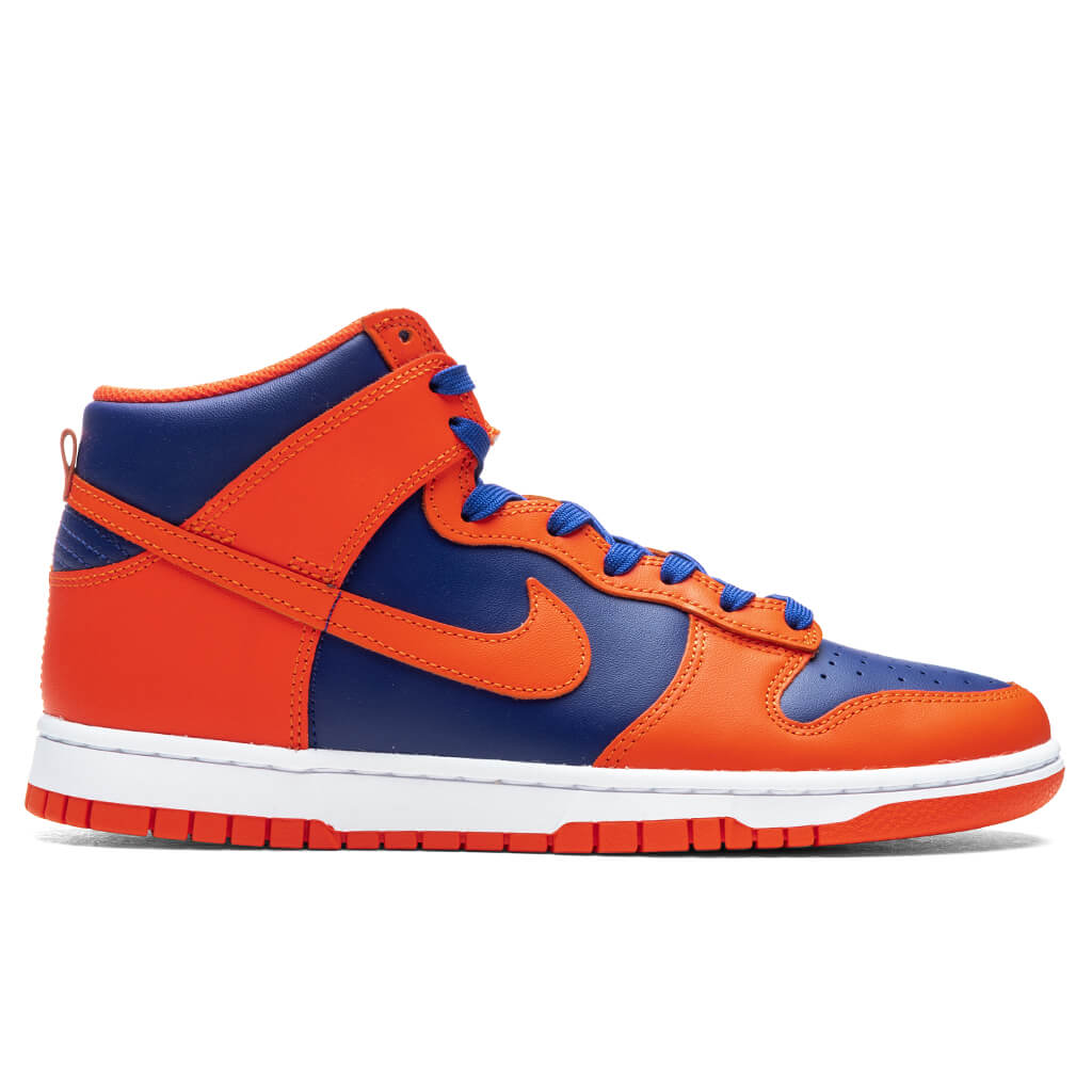 Dunk High Retro - Orange/Deep Royal Blue/White