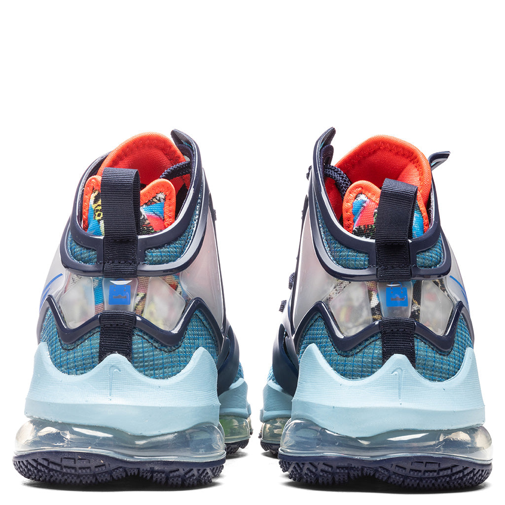 LeBron 19 - Blackened Blue/Medium Blue/Worn Blue