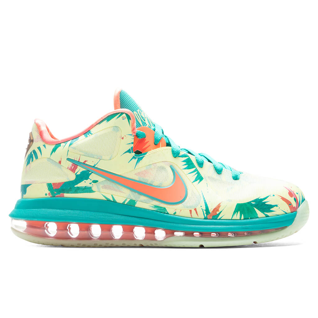 LeBron 9 Low "LeBronald Palmer" - White Lime/Bright Mango/New Green