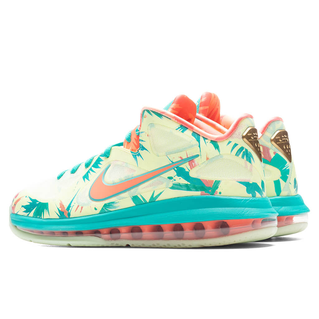 LeBron 9 Low "LeBronald Palmer" - White Lime/Bright Mango/New Green