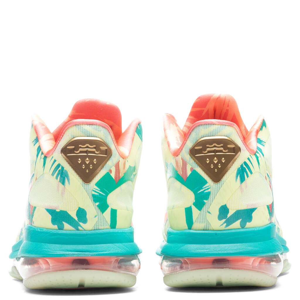 LeBron 9 Low "LeBronald Palmer" - White Lime/Bright Mango/New Green