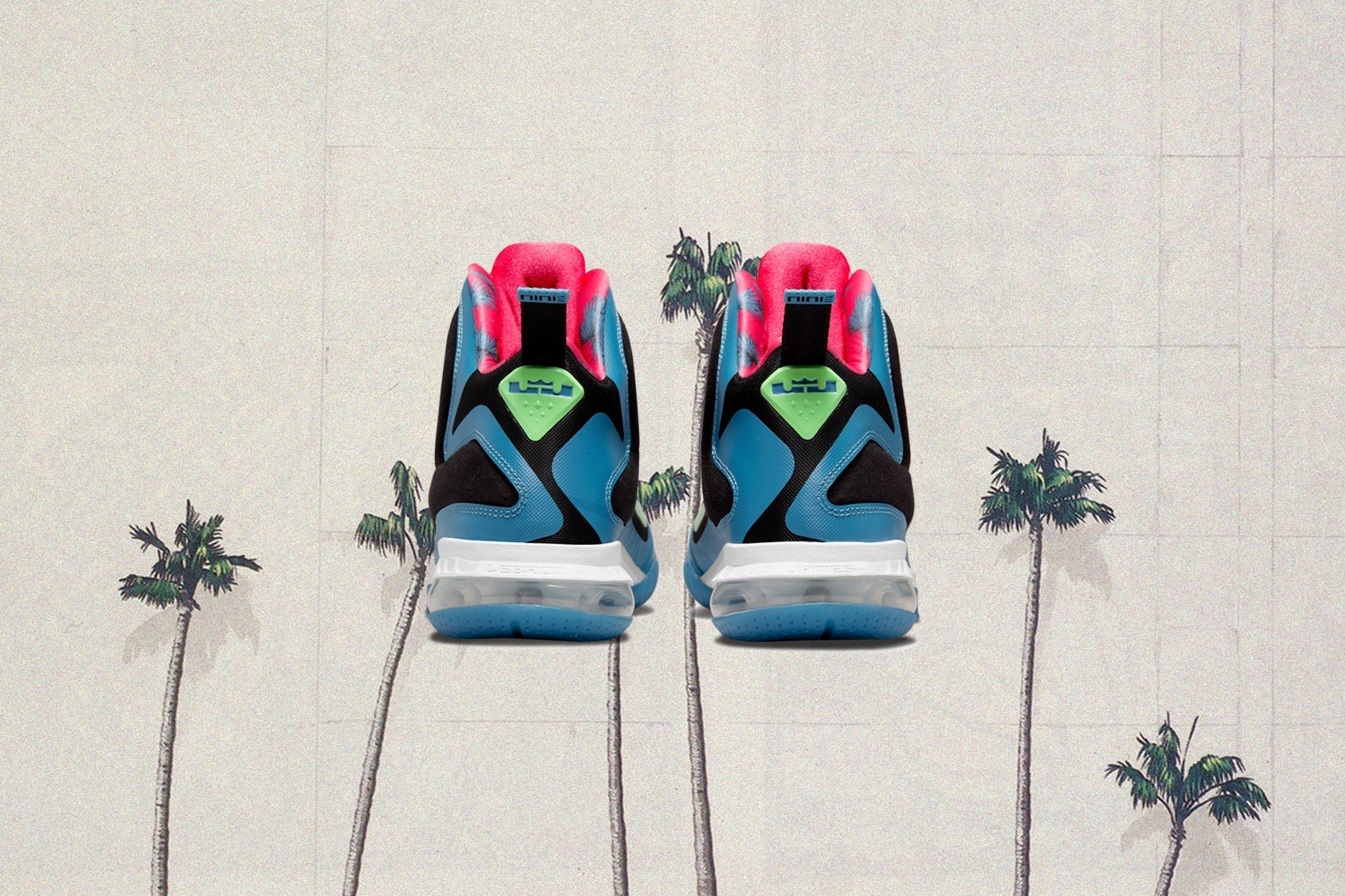 LeBron IX - Black/Lime Glow/Dutch Blue