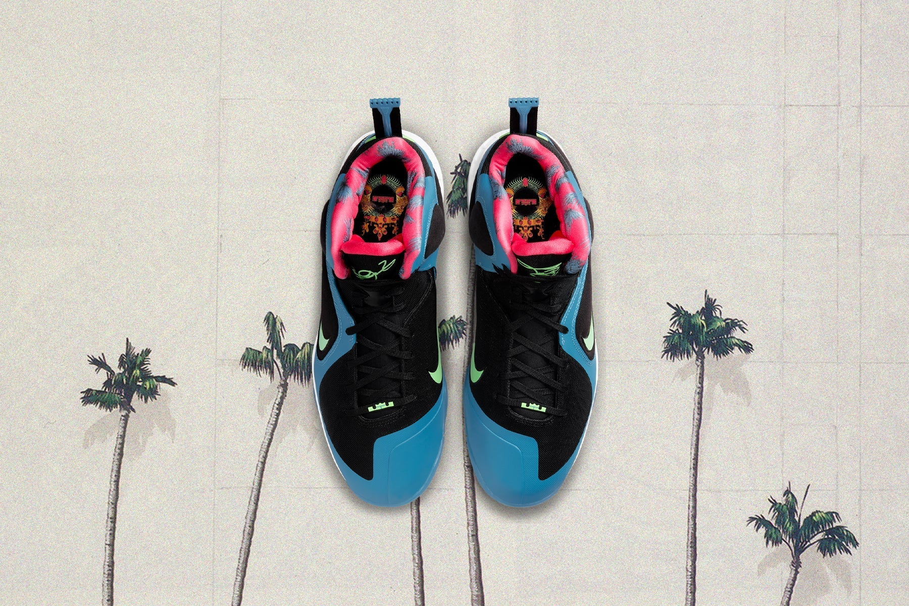 LeBron IX - Black/Lime Glow/Dutch Blue