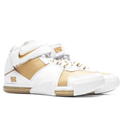 Lebron 2 "Maccabi" - White/Metallic Gold/Varsity Crimson