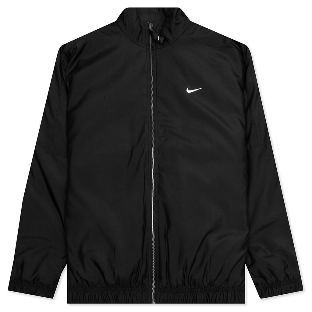 Solo Swoosh Satin Bomber Jacket - Black/Doll/White