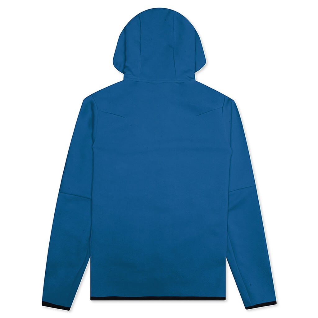 Sportswear Tech Fleece Full Zip Up Hoodie - Dark Marina Blue