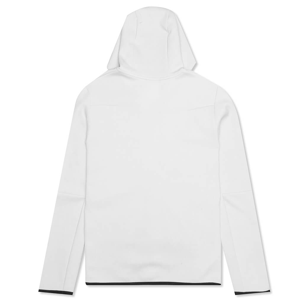 Sportswear Tech Fleece Full Zip Up Hoodie - White/Black