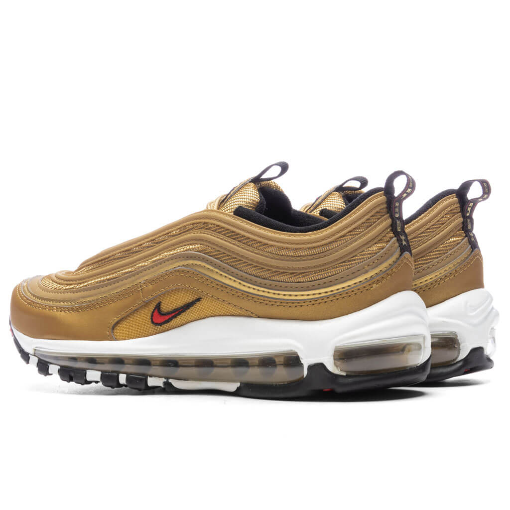 Women's Air Max 97 Golden Bullet - Metallic Gold/Varsity Red/Black