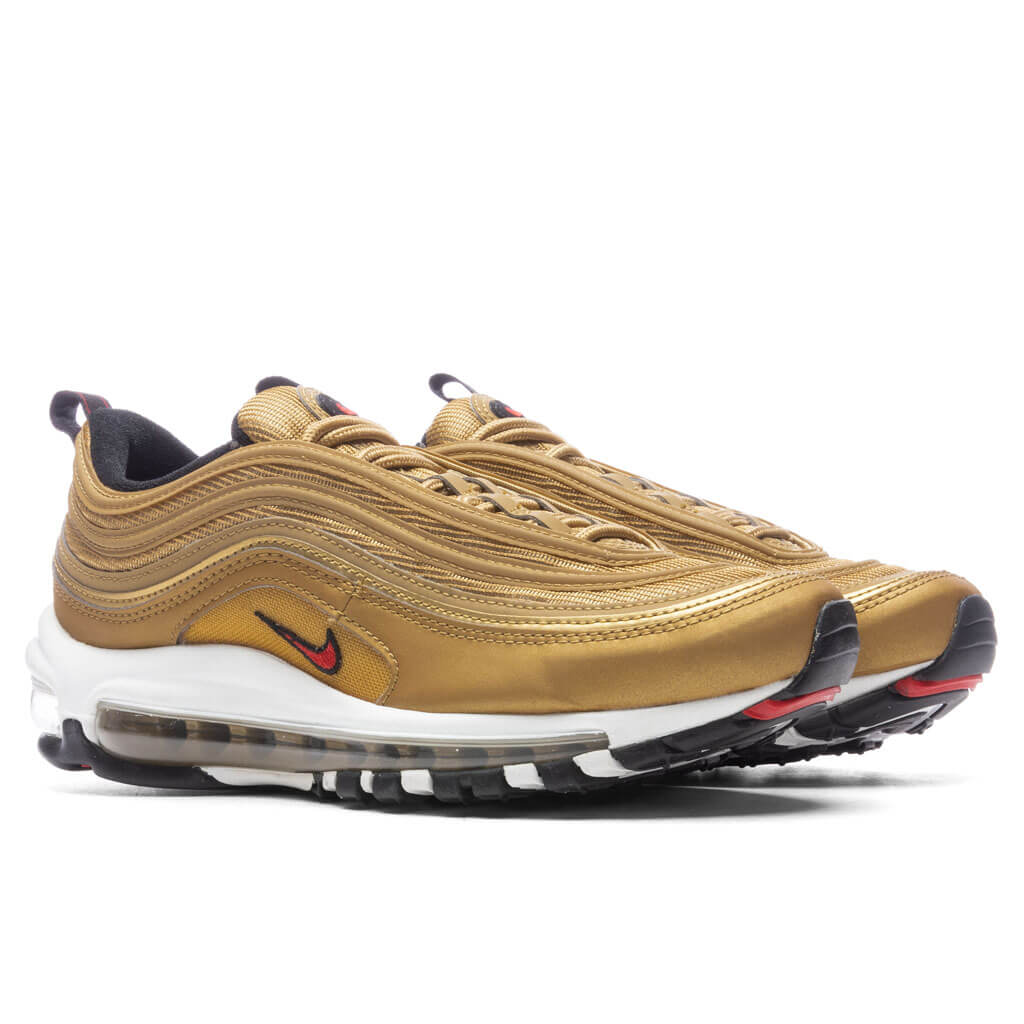 Women's Air Max 97 Golden Bullet - Metallic Gold/Varsity Red/Black