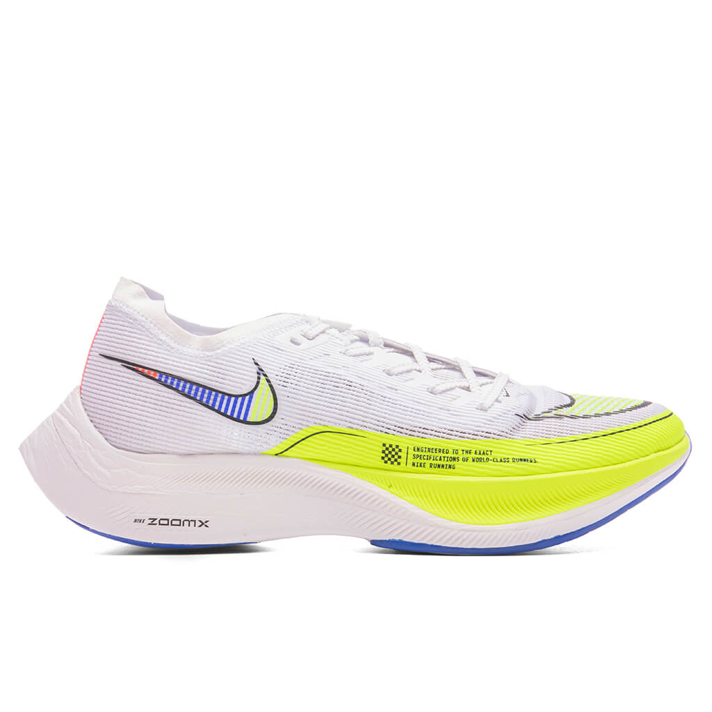 ZoomX Vaporfly Next% 2 - White/Volt/Racer Blue