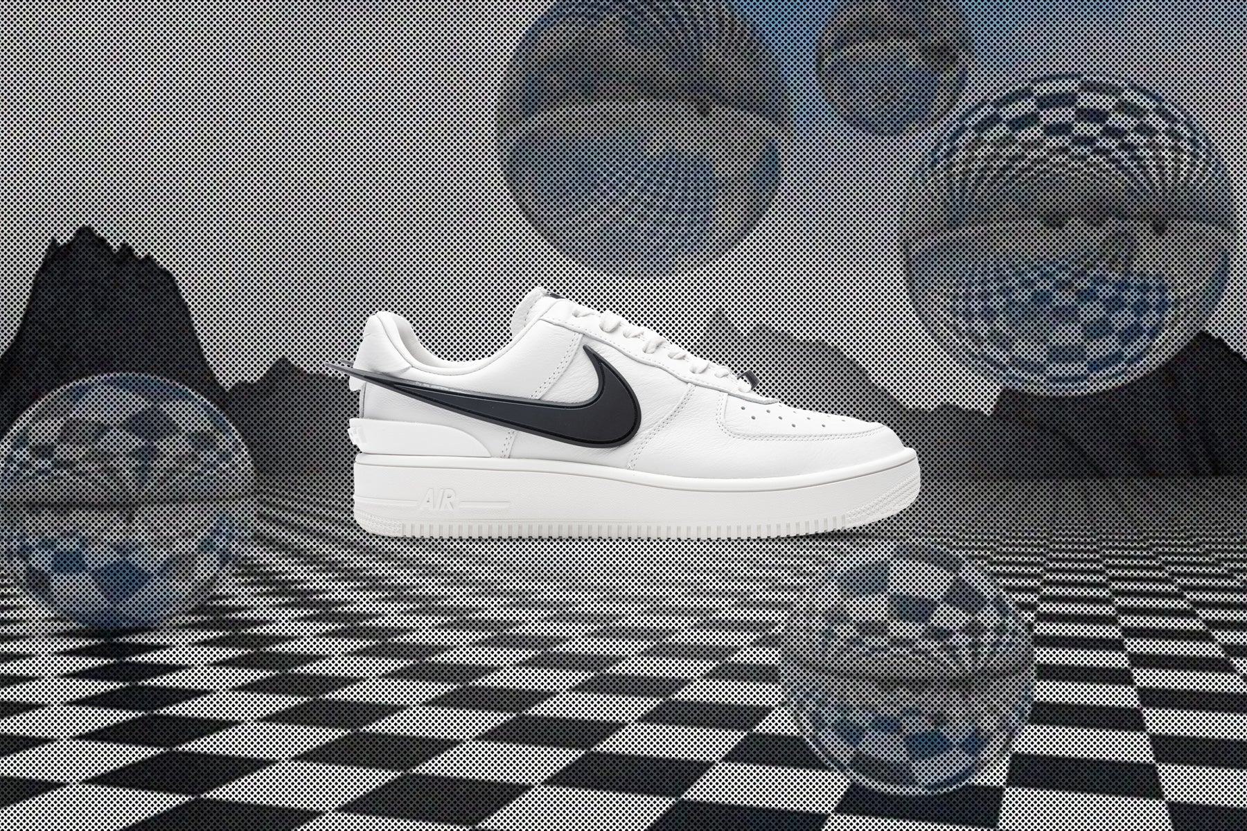 Air Force 1 Low x - Phantom/Black/Black