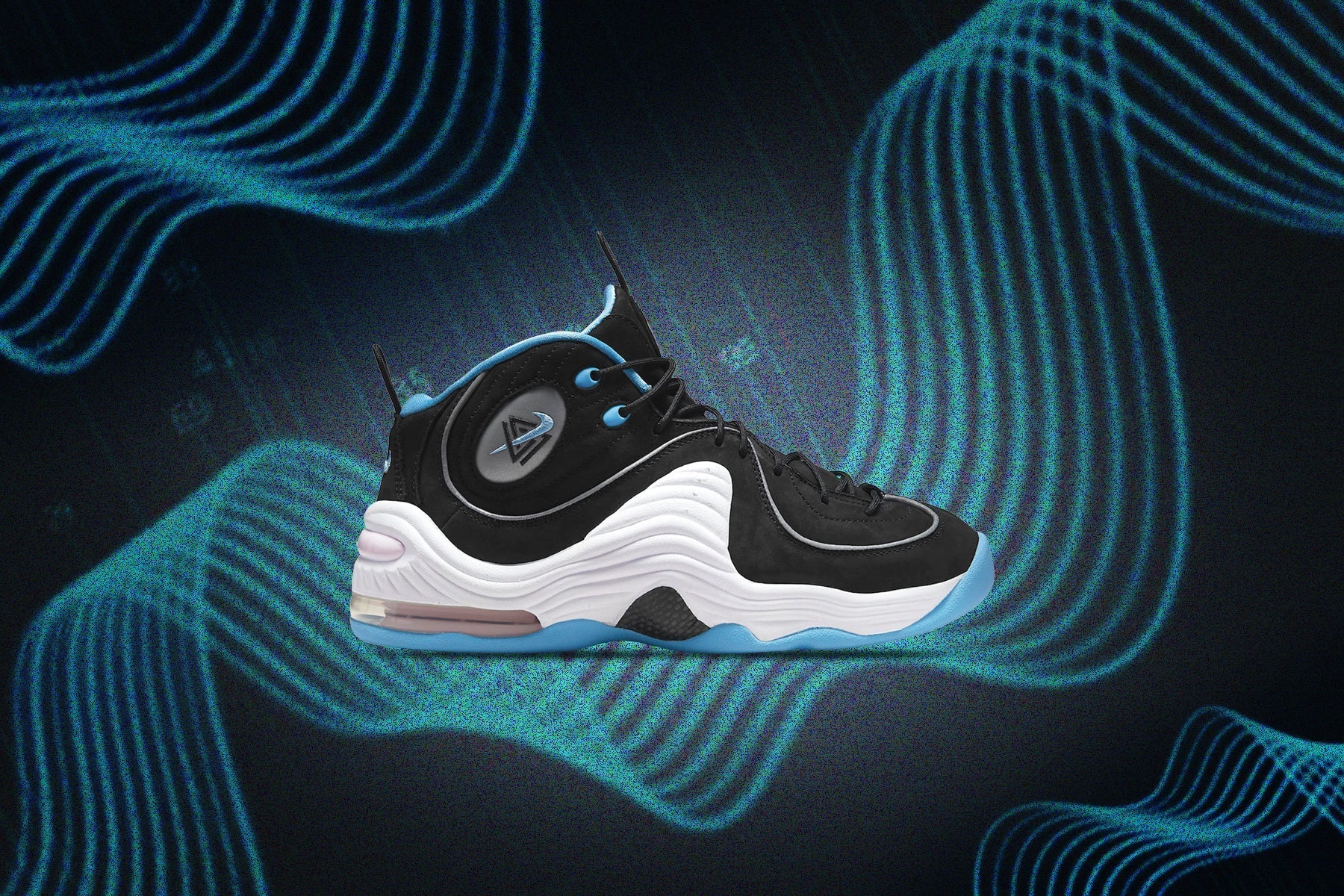 Nike x Social Status Air Penny 2 - Black/Cobalt Pulse/White