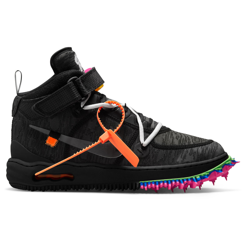 Nike x Off-White Air Force 1 Mid - Black/Clear Black