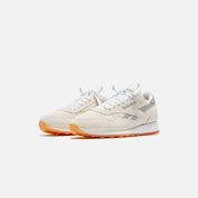 Reebok x Place+Faces Classic Leather - Chalk / Silver / White