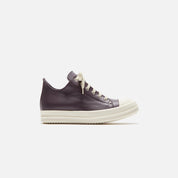 Rick Owens WMNS Scarpe in Pelle Low Sneakers - Amethyst / Milk