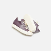 Rick Owens WMNS Scarpe in Pelle Low Sneakers - Amethyst / Milk