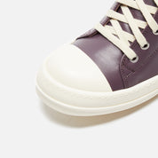 Rick Owens WMNS Scarpe in Pelle Low Sneakers - Amethyst / Milk