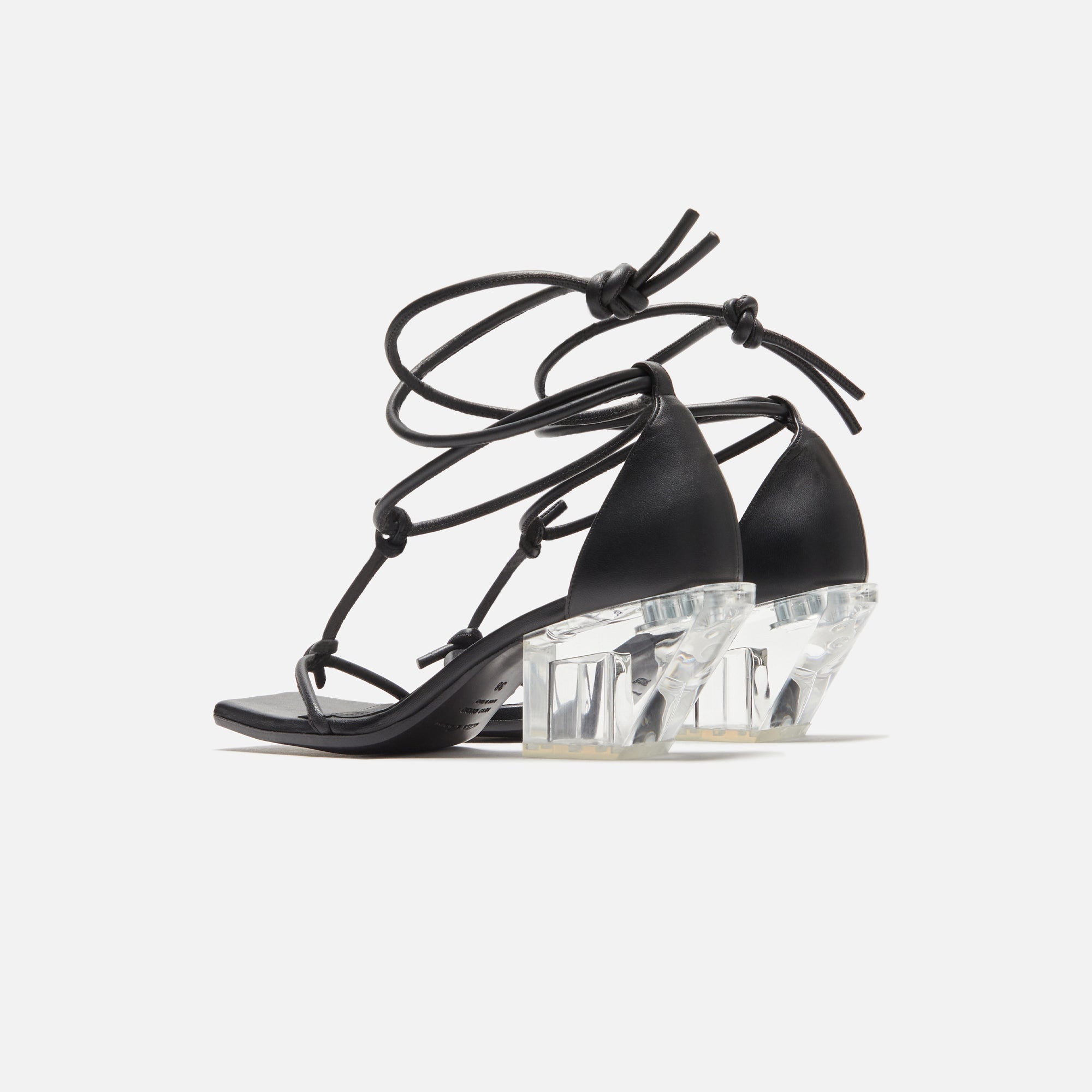 Rick Owens Sliver Sandal - Black / Clear