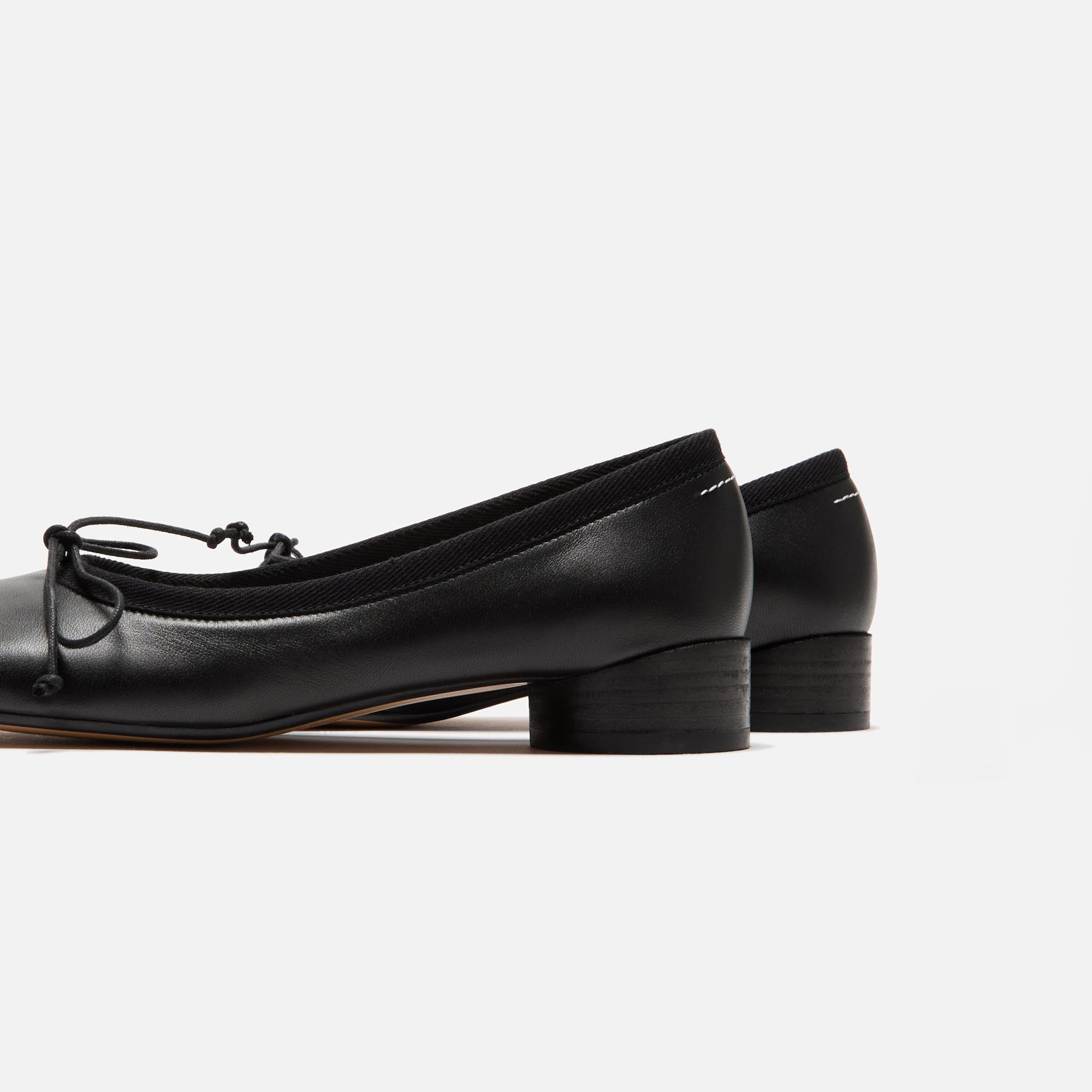 MM6 Maison Margiela Ballet Shoe - Black