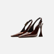 Saint Laurent Dune 110 Slingback - Manto Naturale