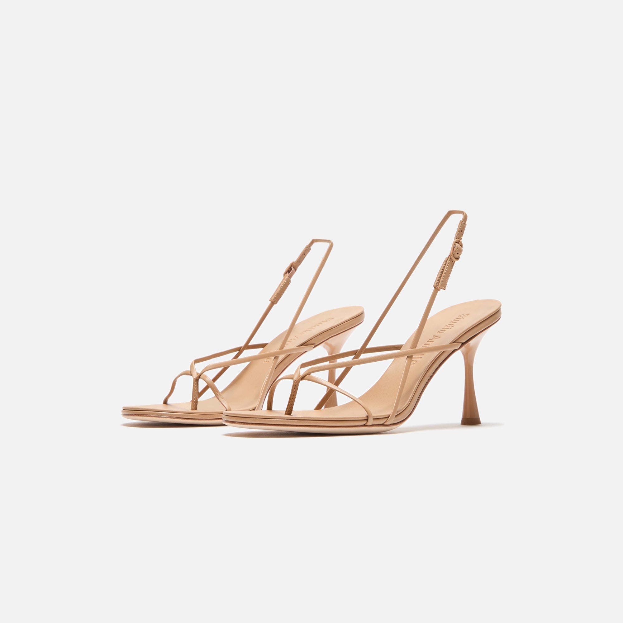 Studio Amelia Wishbone 90 Heel - Beige