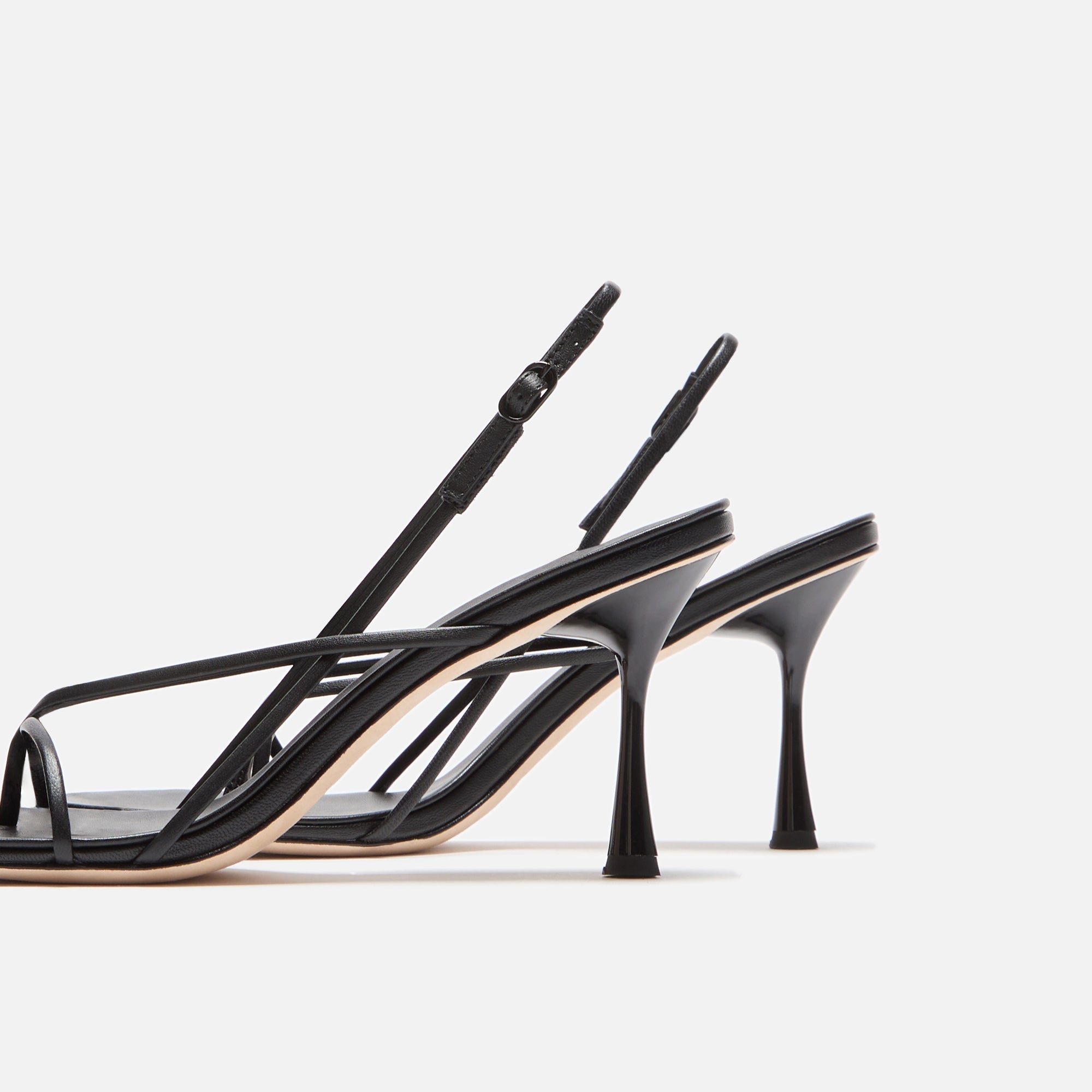 Studio Amelia Wishbone 90 Heel - Black