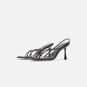 Studio Amelia Wishbone 90 Heel - Black