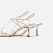 Studio Amelia Crossfront 70 Heels - Stone