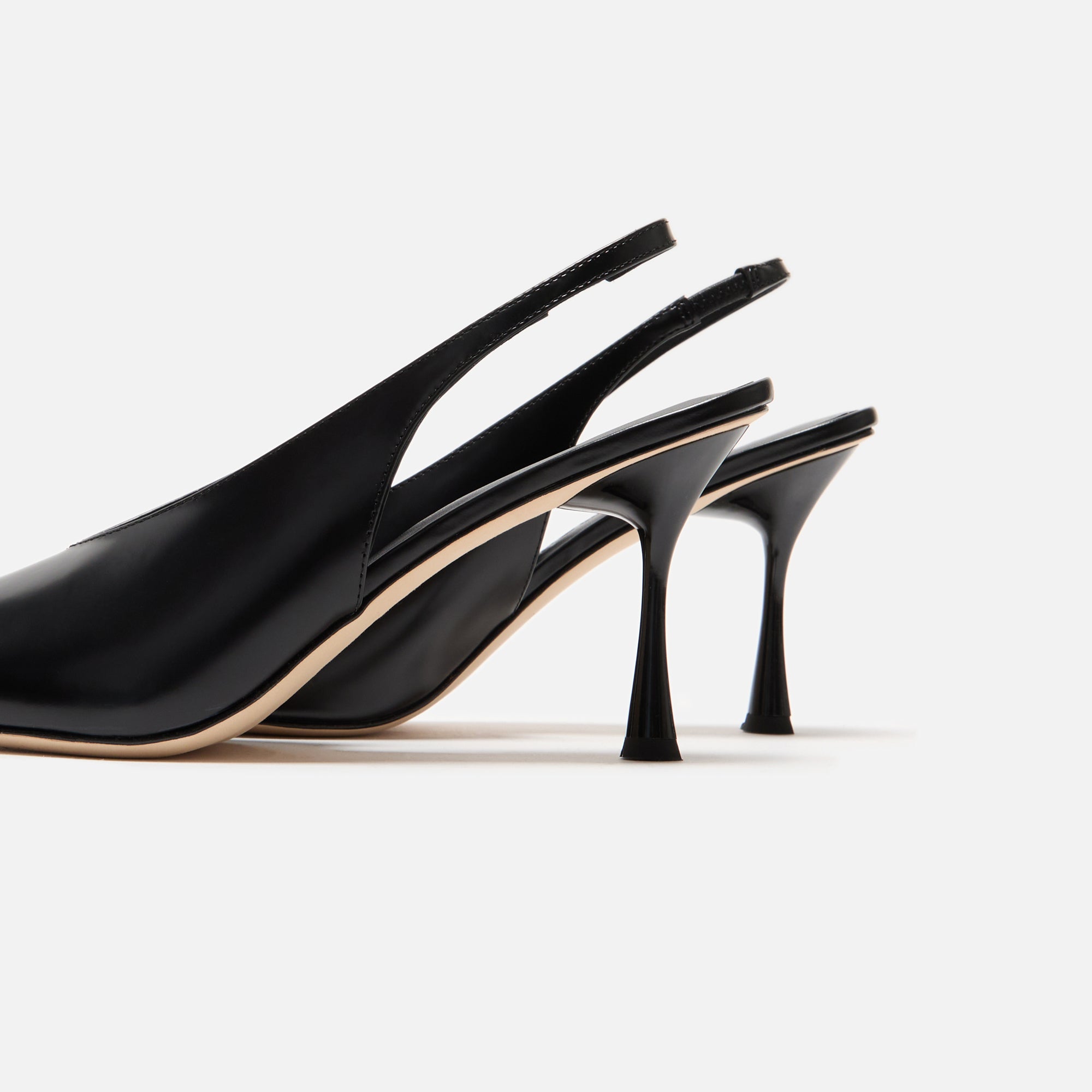 Studio Amelia Razor 90 Slingback - Black