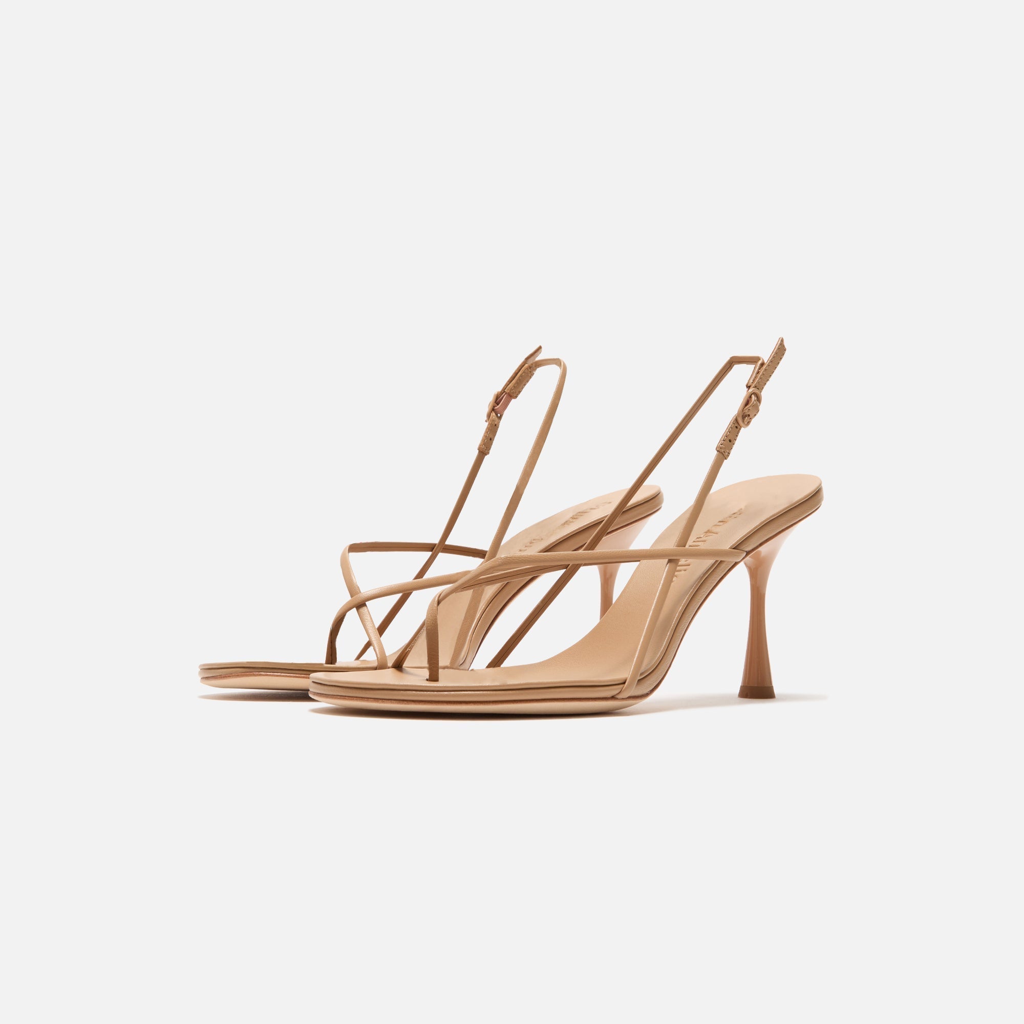 Studio Amelia The Barbella 90 Heel - Beige