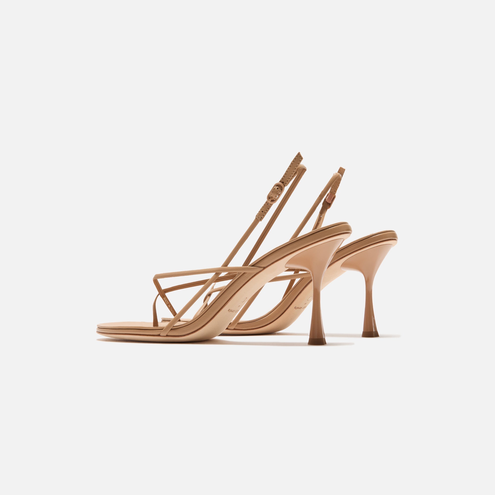 Studio Amelia The Barbella 90 Heel - Beige