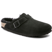 Birkenstock Boston Shearling Suede in Black