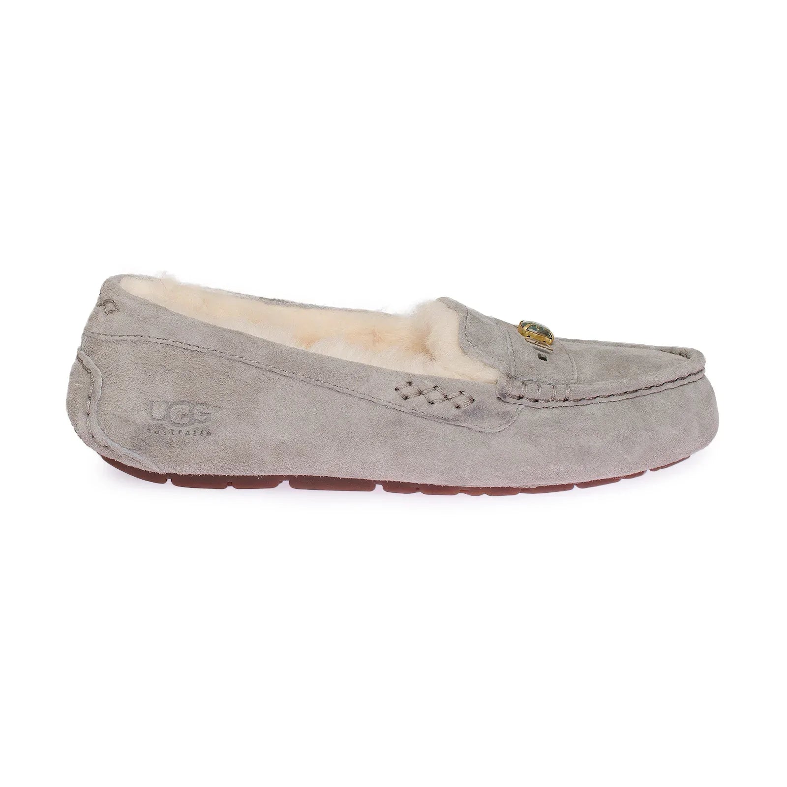 UGG Ansley Chunky Grey Slippers - Women's