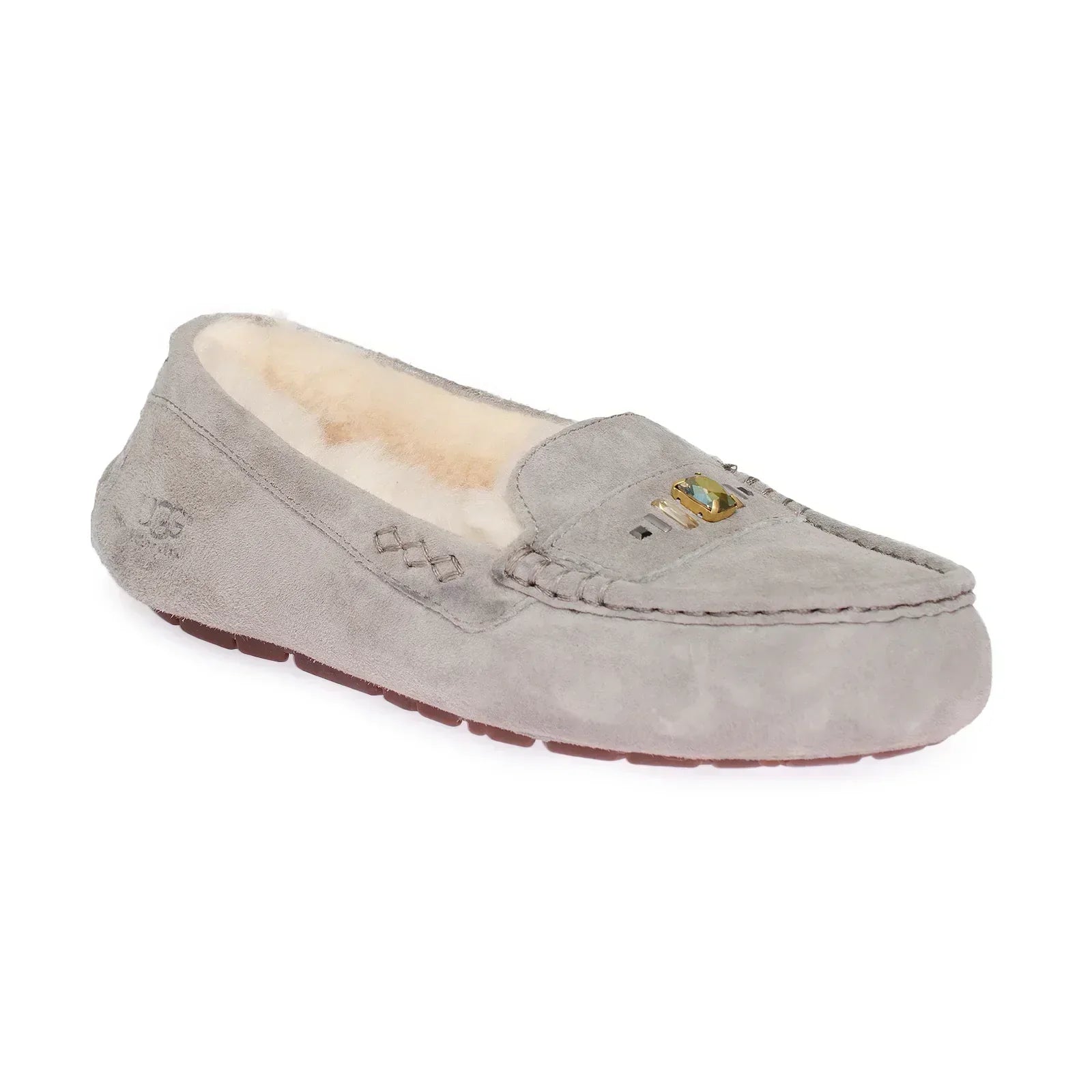 UGG Ansley Chunky Grey Slippers - Women's