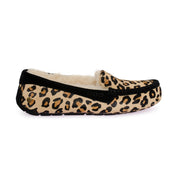 UGG Ansley Calf Hair Leopard Slippers - Women's