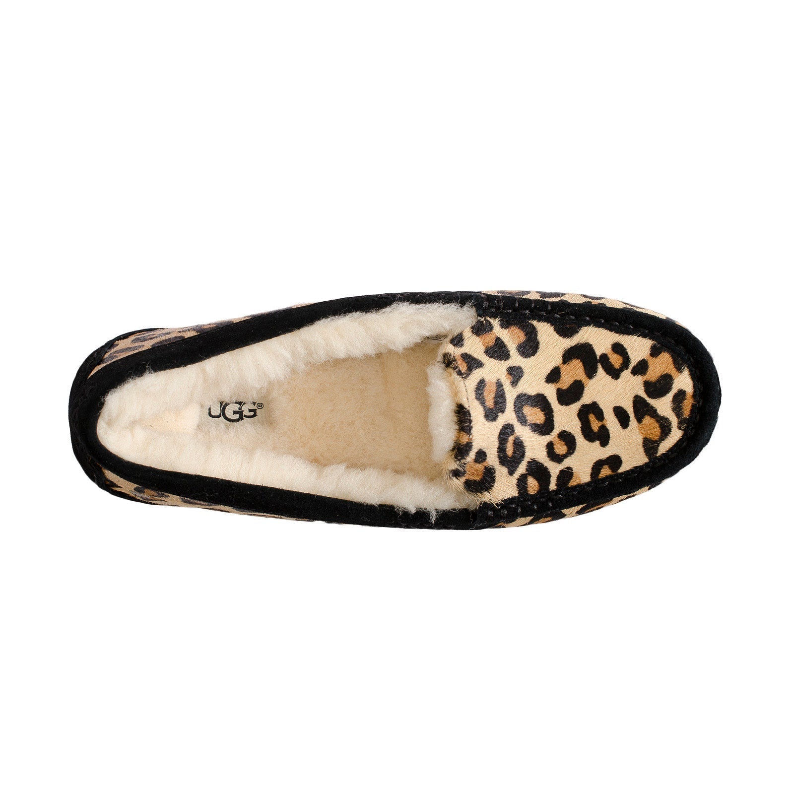 UGG Ansley Calf Hair Leopard Slippers - Women's