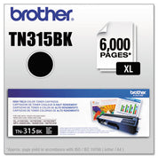 Brother Tn315bk High-Yield Toner, 6,000 Page-Yield, Black