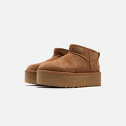 UGG WMNS Classic Ultra Mini Platform - Chestnut