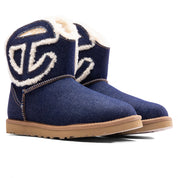 UGG x Telfar Logo Mini Boot - Indigo Denim