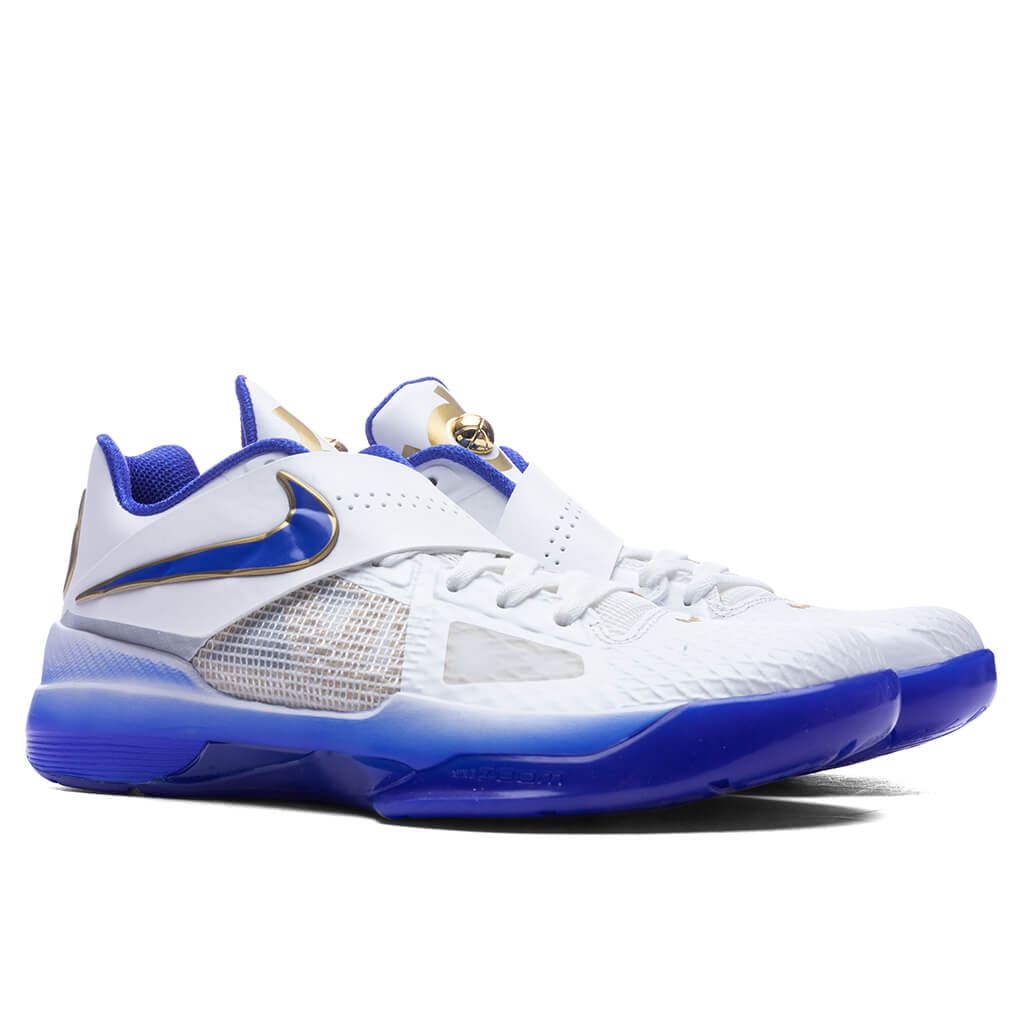 Zoom KD IV 'Alternate MVP' - Summit White/Hyper Royal/Metallic Gold