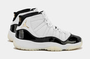 Air Jordan 11 Retro Gratitude Grade School Lifestyle Shoes (White/Metallic Gold/Black)