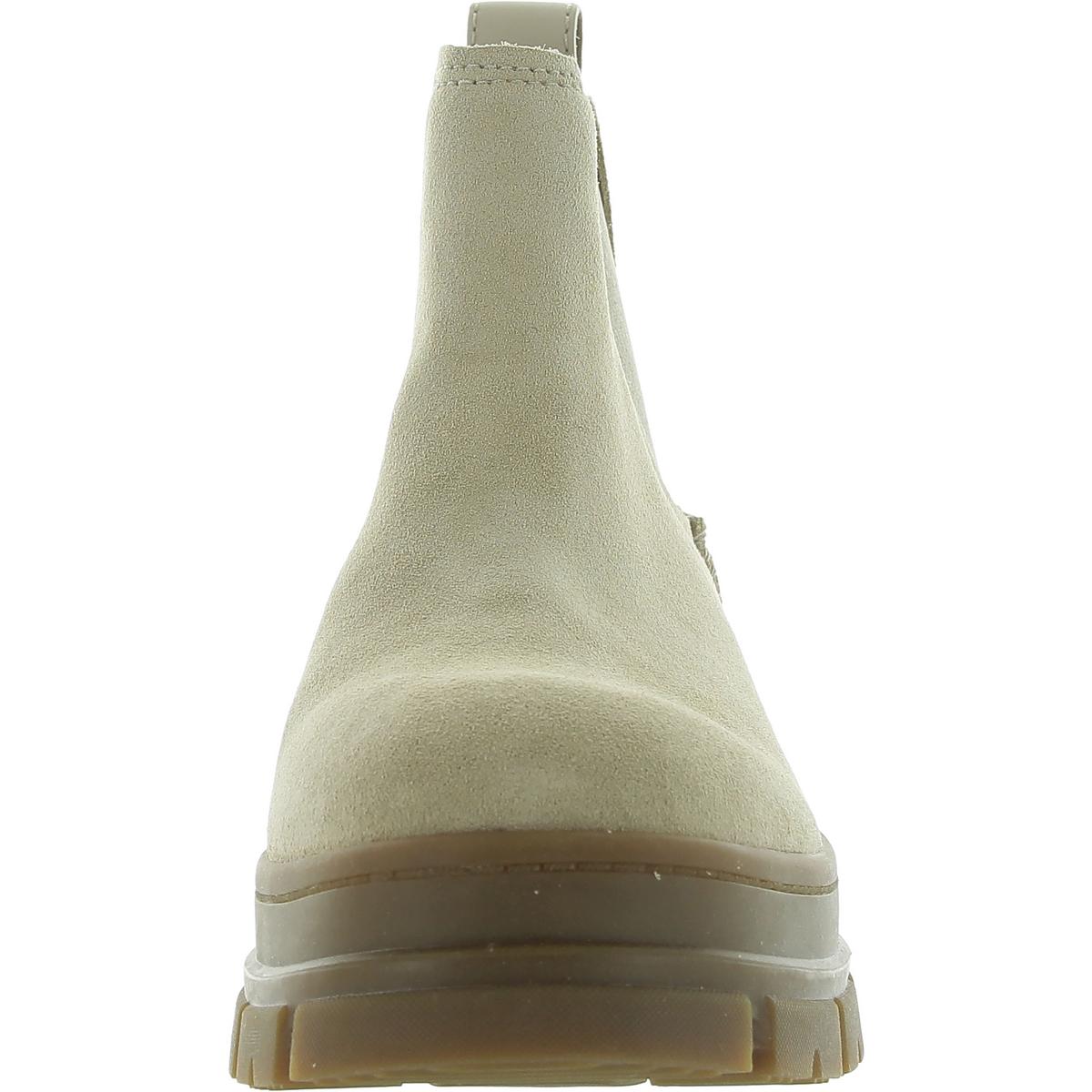 ASHTON CHELSEA Womens Leather Chelsea Boots